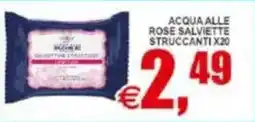 Pewex Acqua alle rose salviette struccanti x20 offerta