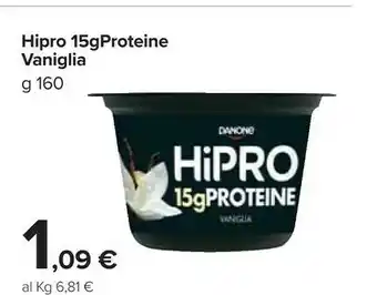 Carrefour 15gproteine vaniglia offerta