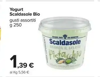 Carrefour Fattoria scaldasole - yogurt biologico magro pistacchio 250 g(ml) offerta