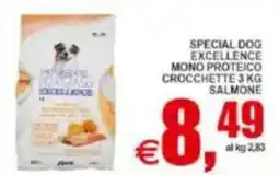 Pewex Special dog excellence mono proteico crocchette salmone offerta