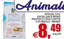 Pewex Special dog excellence mono proteico crocchette offerta