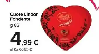 Carrefour Cuore lindor fondente offerta