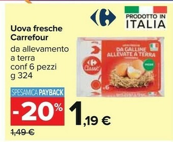 Carrefour Carrefour uova fresche offerta