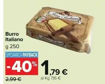Carrefour Burro italiano offerta