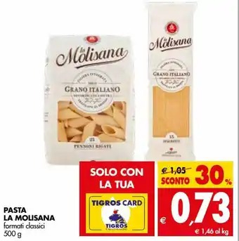 Tigros La Molisana Pasta 500g offerta