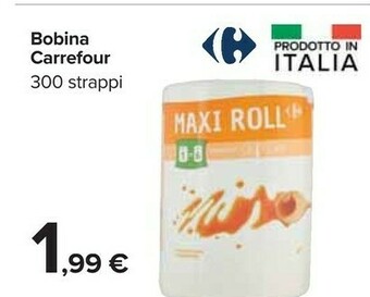 Carrefour Carrefour bobina 300 strappi offerta