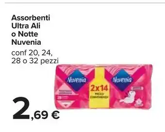 Carrefour Assorbenti ultra ali o notte offerta