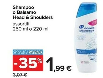 Carrefour Shampoo o balsamo offerta