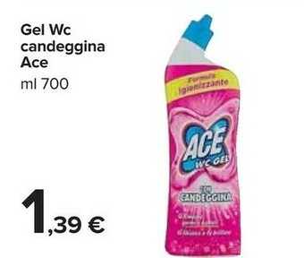 Carrefour Gel wc candeggina offerta