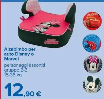 Carrefour Alzabimbo per auto disney offerta