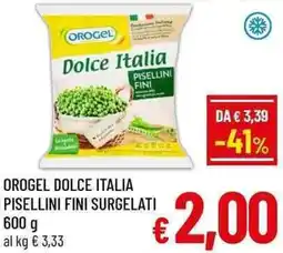 A&O Orogel dolce italia pisellini fini surgelati offerta
