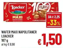 A&O Wafer maxi napolitaner LOACKER offerta