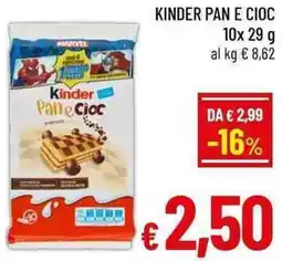 A&O Kinder pan e cioc offerta