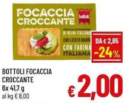 A&O Bottoli focaccia croccante offerta