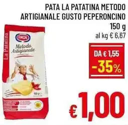 A&O Pata la patatina metodo artigianale gusto peperoncino offerta