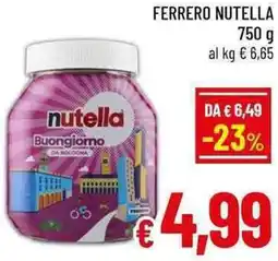 A&O Ferrero nutella offerta