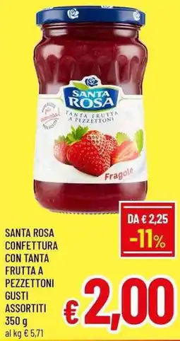 A&O Santa rosa confettura con tanta frutta a pezzettoni offerta
