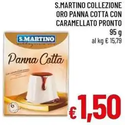 A&O S.martino collezione oro panna cotta con caramellato pronto offerta
