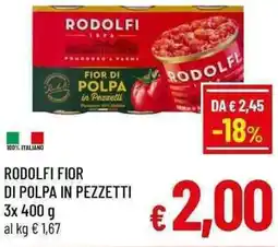 A&O Rodolfi fior di polpa in pezzetti offerta