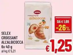 A&O Selex croissant all'albicocca offerta