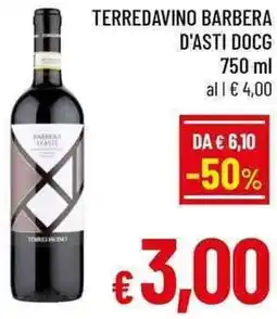 A&O Terredavino barbera d'asti docg offerta