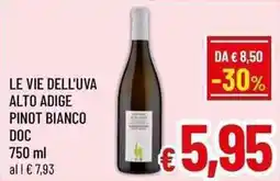 A&O Le vie dell'uva alto adige pinot bianco doc offerta