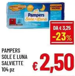 A&O Pampers sole e luna salviette offerta
