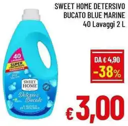 A&O Sweet home detersivo bucato blue marine offerta