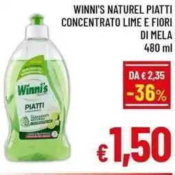 A&O Winni's naturel piatti concentrato lime e fiori di mela offerta