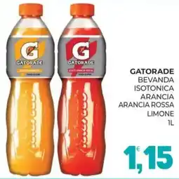 Eté Gatorade bevanda isotonica arancia arancia rossa limone offerta