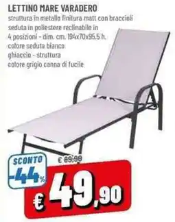 A&O Lettino mare varadero offerta