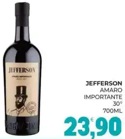 Eté Jefferson amaro importante 30° offerta