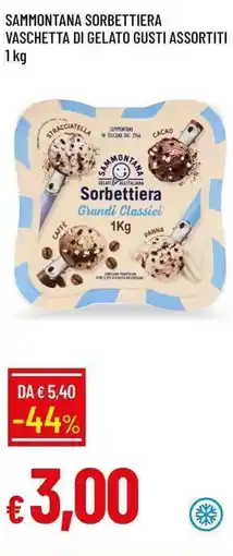 Galassia Sammontana sorbettiera vaschetta di gelato offerta
