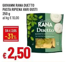 Galassia Giovanni rana duetto pasta ripiena offerta