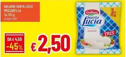 Galassia Galbani santa lucia mozzarella offerta
