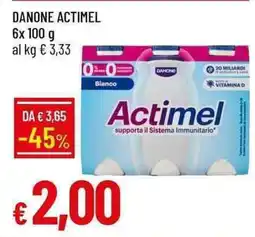 Galassia Danone actimel offerta