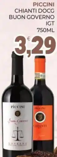 Eté Piccini chianti docg buon governo IGT offerta