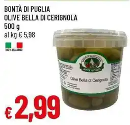 Galassia Bontà di puglia olive bella di cerignola offerta
