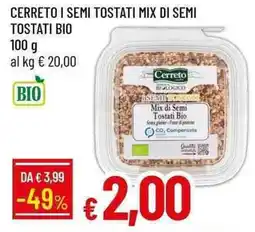 Galassia Cerreto i semi tostati mix di semi tostati bio offerta