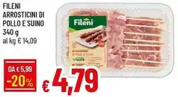 Galassia Fileni arrosticini di pollo e suino offerta