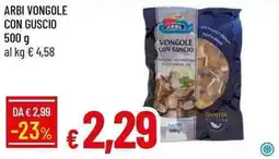 Galassia Arbi vongole con guscio offerta