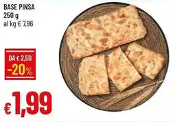 Galassia Base pinsa offerta