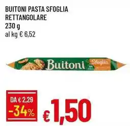 Galassia Buitoni pasta sfoglia rettangolare offerta