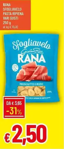 Galassia Rana sfogliavelo pasta ripiena offerta