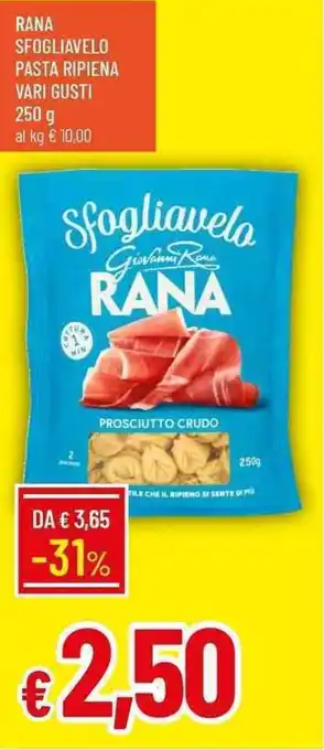 Galassia Rana sfogliavelo pasta ripiena offerta