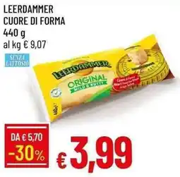 Galassia Leerdammer cuore di forma offerta