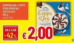 Galassia Sammontana 4 coppe d'oro amarena/ cioccolato offerta