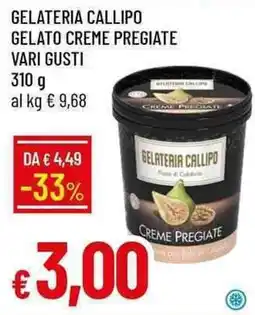 Galassia Gelateria callipo gelato creme pregiate offerta