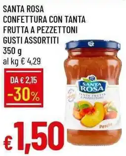 Galassia Santa rosa confettura con tanta frutta a pezzettoni offerta