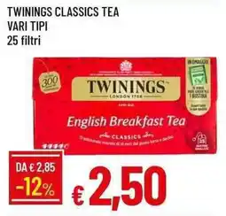 Galassia Twinings classics tea offerta
